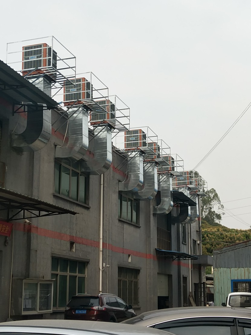 打磨車間環(huán)?？照{(diào)降溫工程