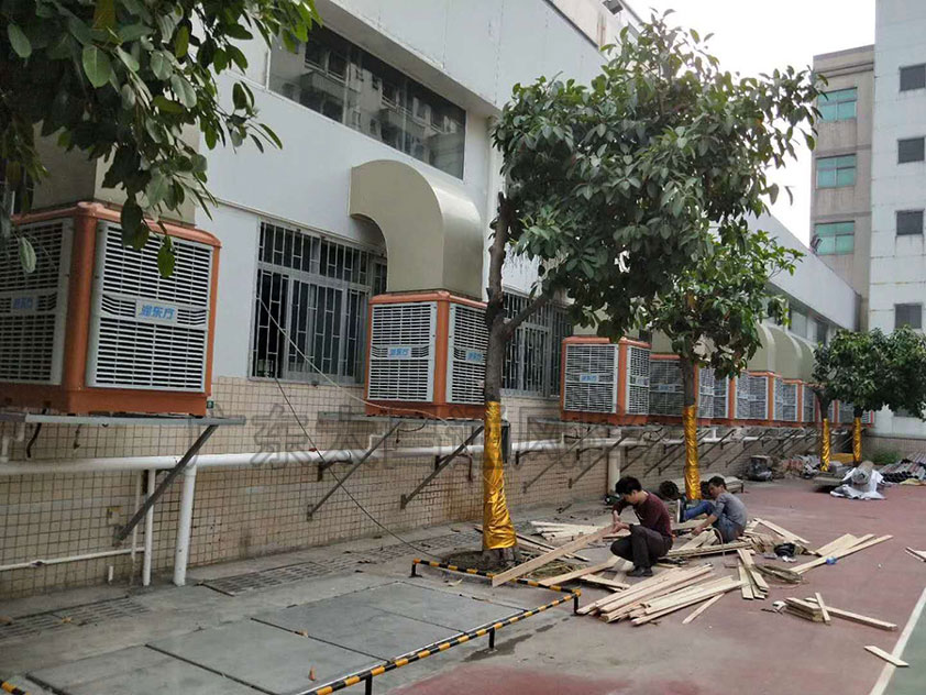 環(huán)?？照{(diào)低成本車間降溫解決方案