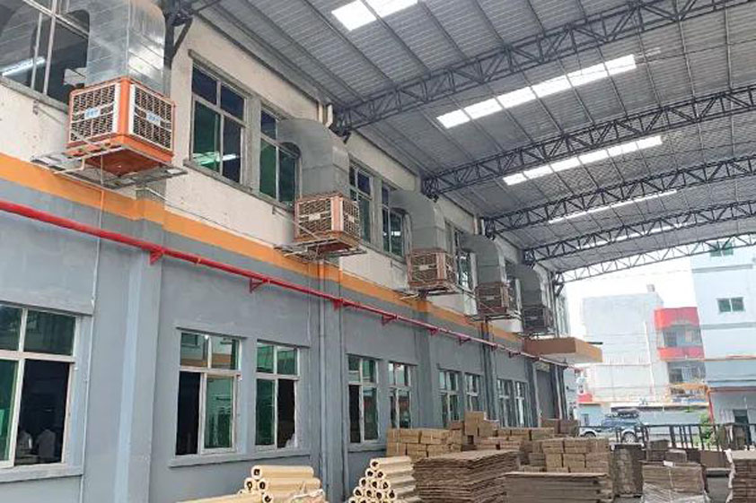 開放式廠房降溫方案  環(huán)?？照{(diào)是不錯的選擇