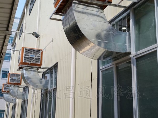 潤東方環(huán)?？照{又解決一家鋼結構廠房高溫困擾